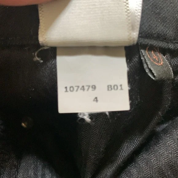 Jen7 by 7 For All Mankind smooth Black Ankle Skinny Jeans‎ Size 4 mid rise - Picture 11 of 11